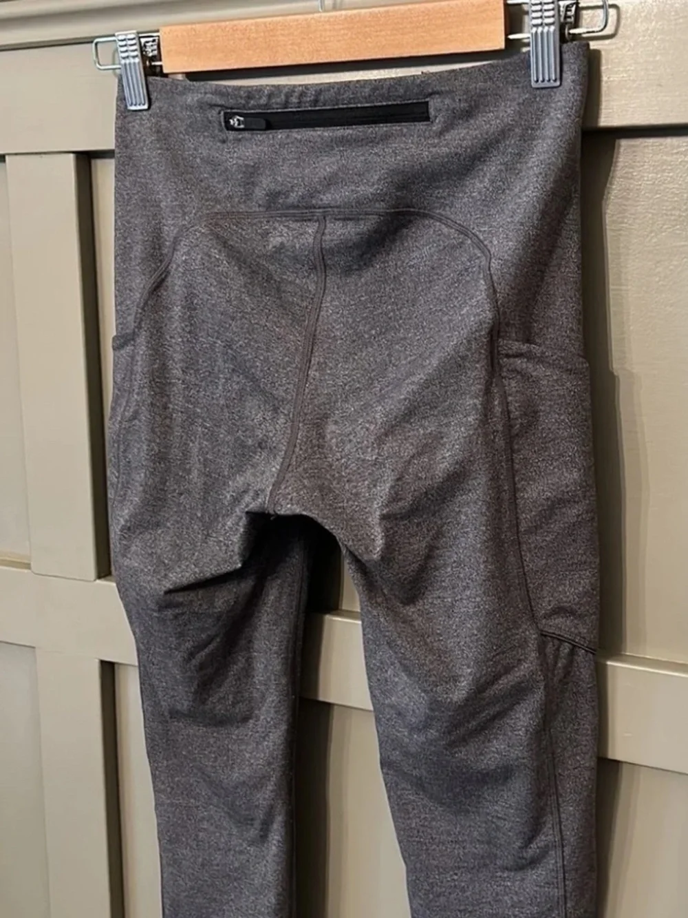 Lululemon Speed Up Crop Heathered Black 21
